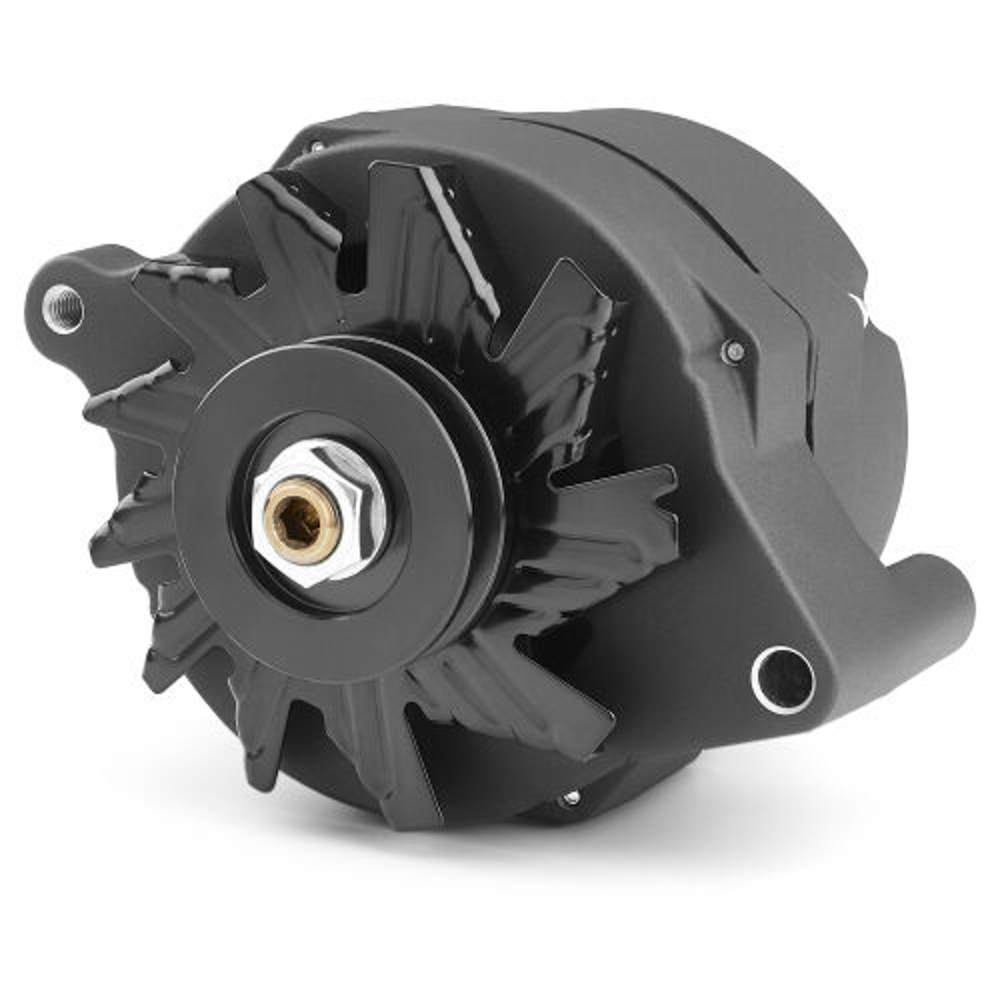 Ford Alternator 1Wire 100 Amp Black Crinkle