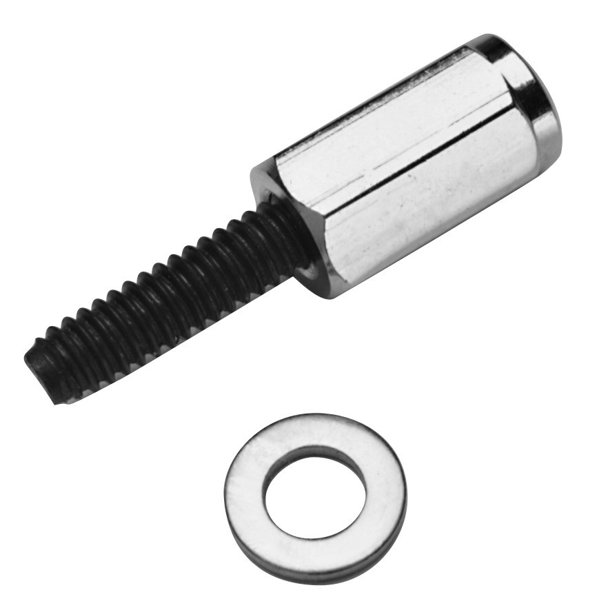 Proform 66650 Valve Cover Fastener, Bolt, 1/4-20 in Thread, 1.000 in Long, Hex Head, Washers Included, Aluminum, Chrome, Set of 4