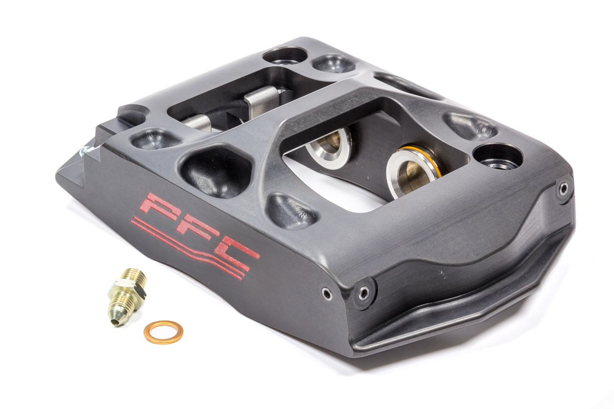 Performance Friction 24.284.255.290.02A Brake Caliper, ZR24, Passenger Side, Leading, 4 Piston, Aluminum, Black Anodized, 12.716 in OD x 1.250 in Thick Rotor, 4.75 in Radial Mount, Each