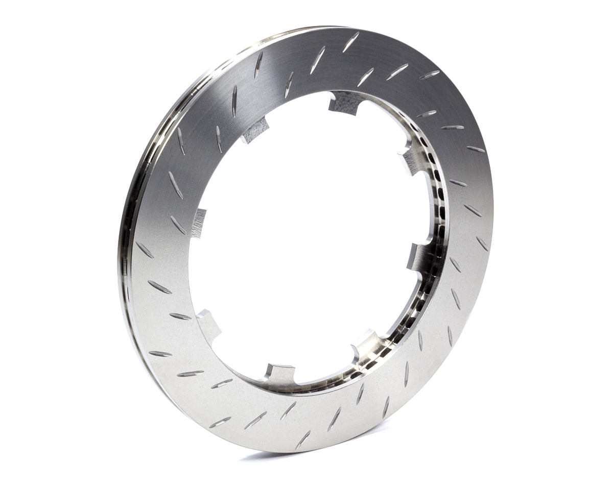 Performance Friction 299.20.0040.462 Brake Rotor, V3, Passenger Side, Slotted, 11.750 in OD, 0.810 in Thick, Snap Ring Attachment, Steel, Natural, Each