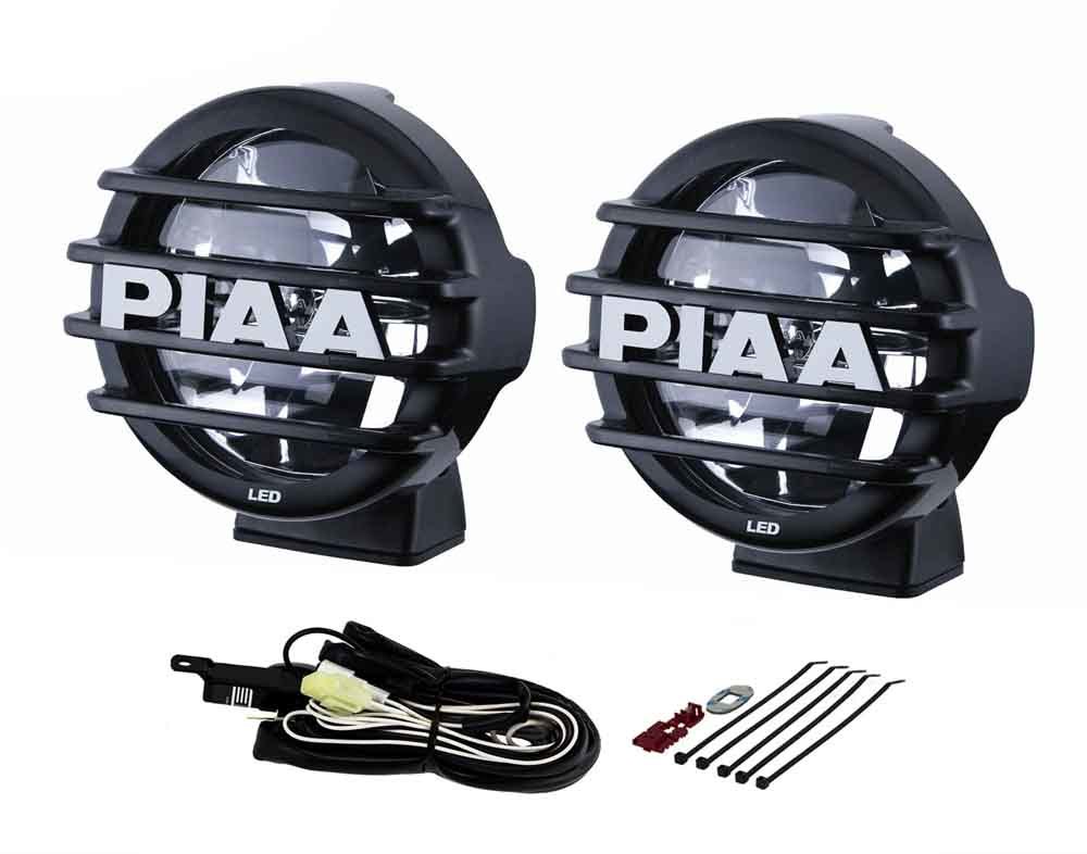 PIAA LP560 Series Driving Lights 5672 Auxiliary Light, LP560, 6 in. Diameter, LED Light, Clear Lens, Covers Included, Sold as a Pair thumbnail 2