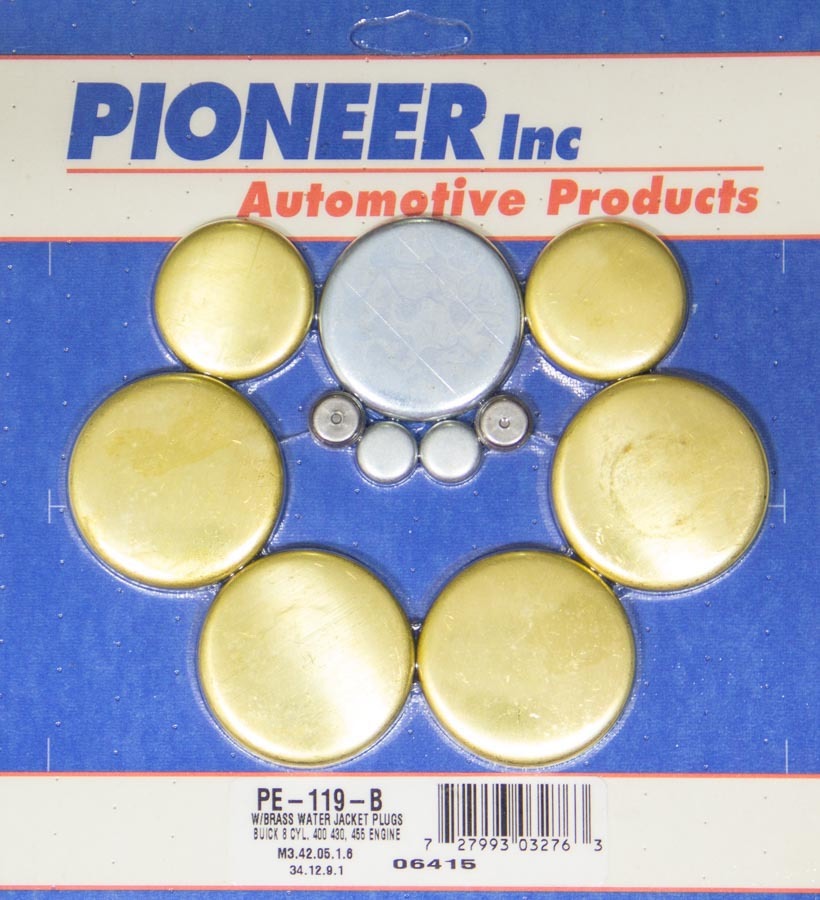 PIONEER — PIONEER Buick 400-455 Freeze Plug Kit - Brass