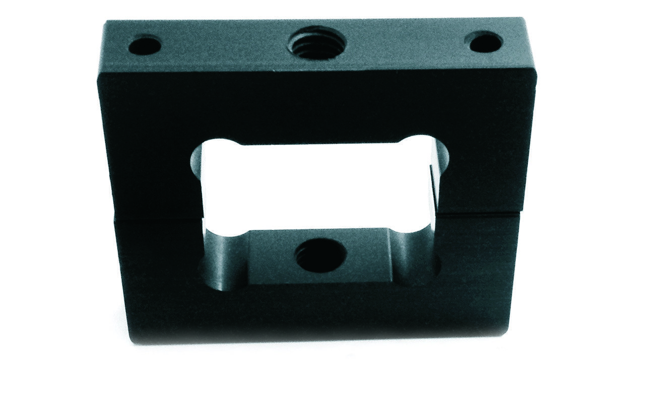 PPM Racing 1145-S Ballast Bracket, Clamp-On, Aluminum, Natural, 1.5 in Square Tube, Each