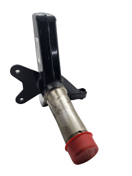 PPM Racing M261 Spindle, Stock Pin Height, 6 Degree, 3-1/2 in Caliper Mount, Passenger Side, Steel, Black Powder Coat, Universal, Each