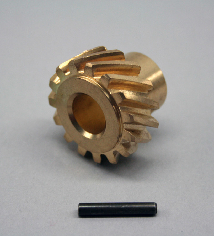 PRW 0730201 Distributor Gear, 0.467 in Shaft, Bronze, Small Block Ford, Each