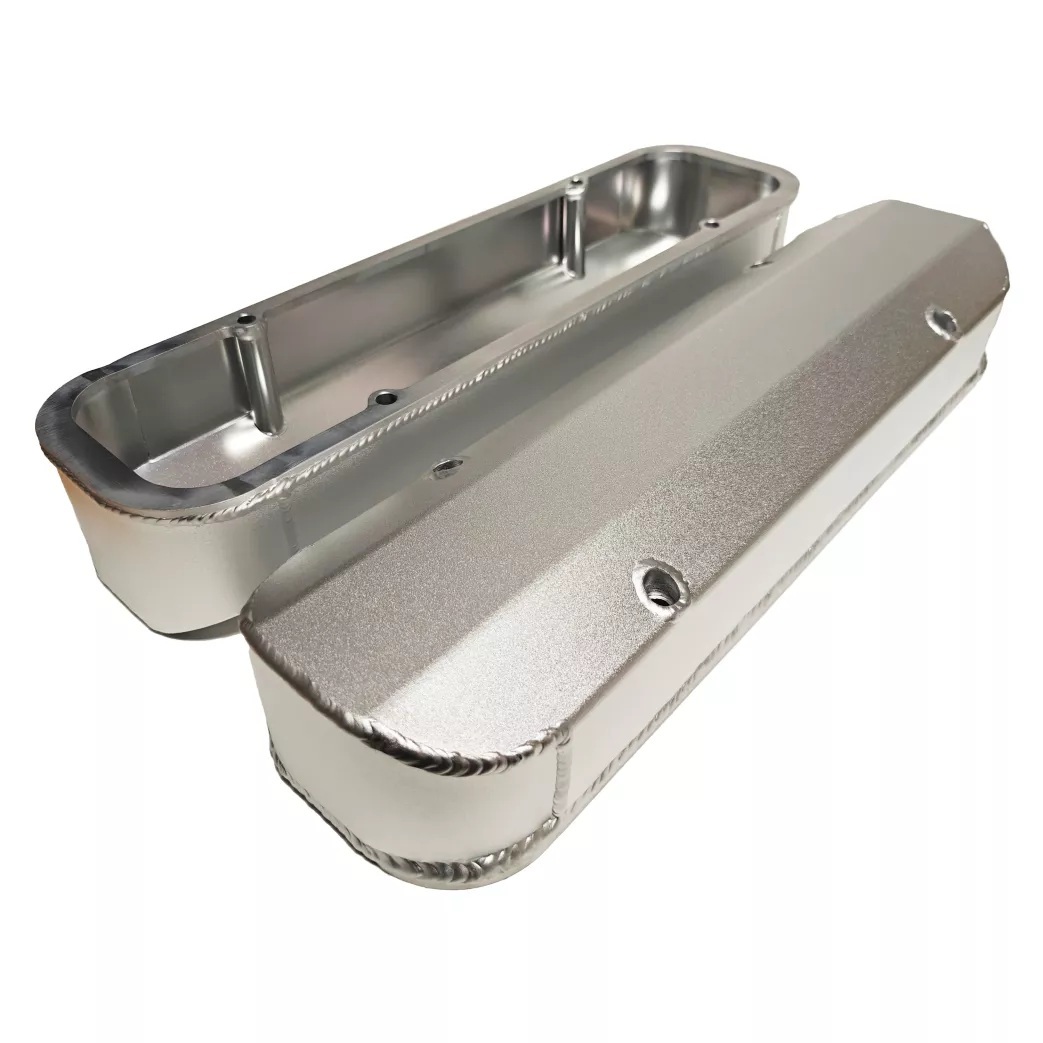 PRW INDUSTRIES INC. — PRW INDUSTRIES INC. Alum Fab Valve Cover Pont 301-455 Silver