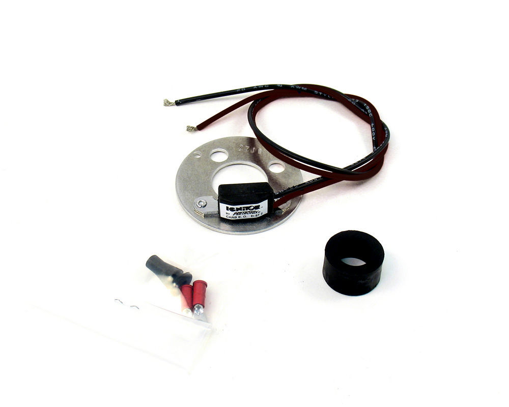 Pertronix Ignition 1122P12 Ignition Conversion Kit, Ignitor, Points to Electronic, Magnetic Trigger, 12 Volt Positive Ground, 2-Cylinder Delco Distributor, Kit