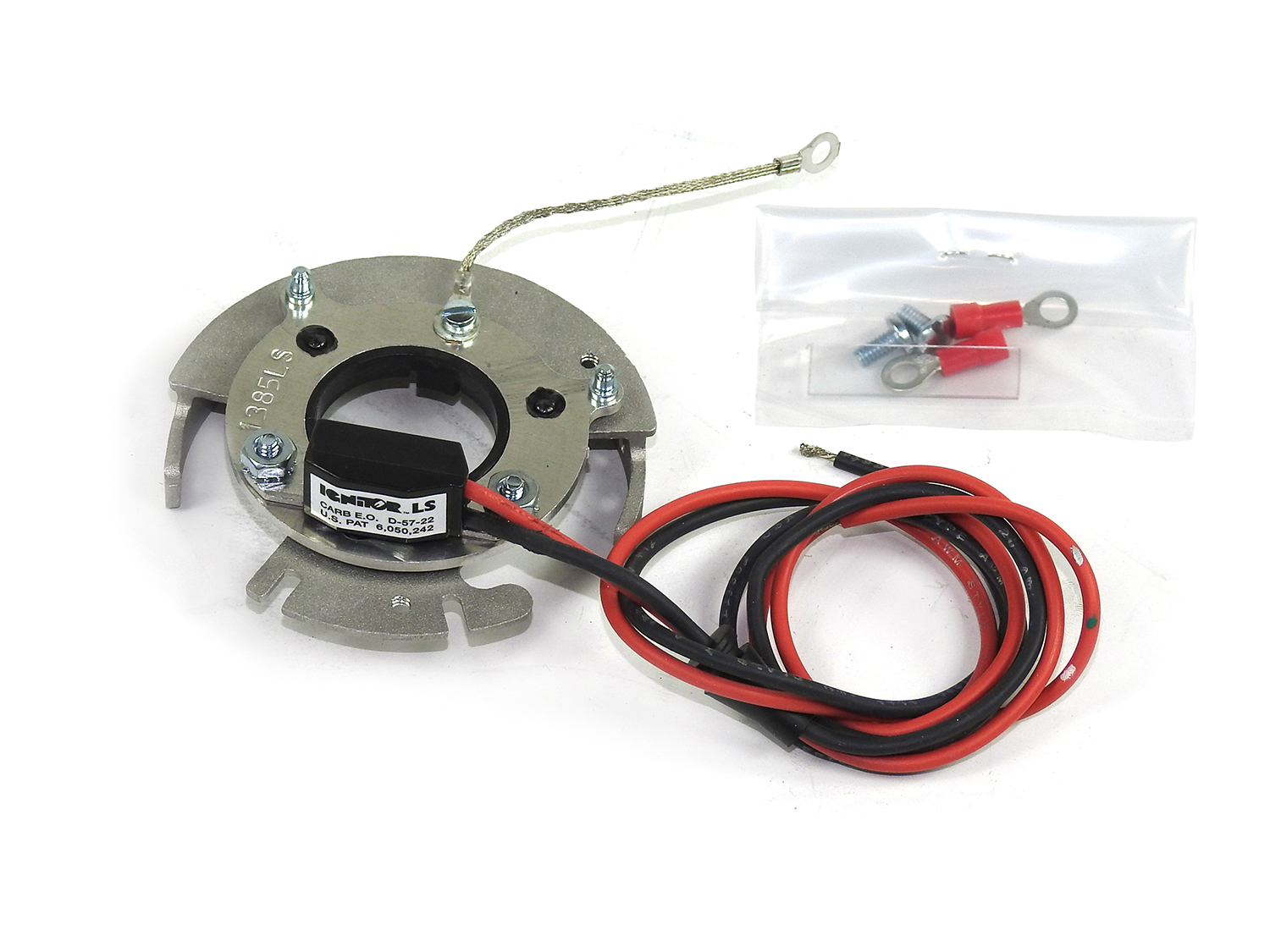 Pertronix Ignition 1385LS Ignition Conversion Kit, Ignitor, Points to Electronic, Magnetic Trigger, Small Block Mopar, Kit