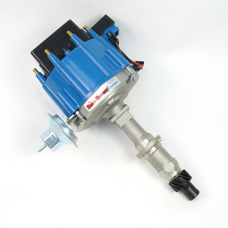 Pertronix Ignition D1202 - Pont. V8 HEI Distributor w/Blue Cap