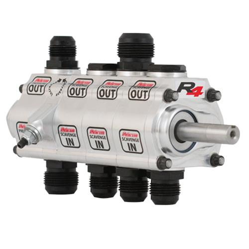 Peterson Fluid 04-4004 Oil Pump, R4, Dry Sump, 4 Stage, 1.200 in Pressure, Standard Volume, Driver Side, Universal, Each