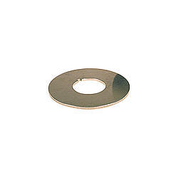 Peterson Fluid 05-0735 Belt Guide, 1/8 in Thick, 1 in Hole, 1/8 in Keyway, Aluminum, Natural, 2-3/4 in Diameter Pulleys, Each