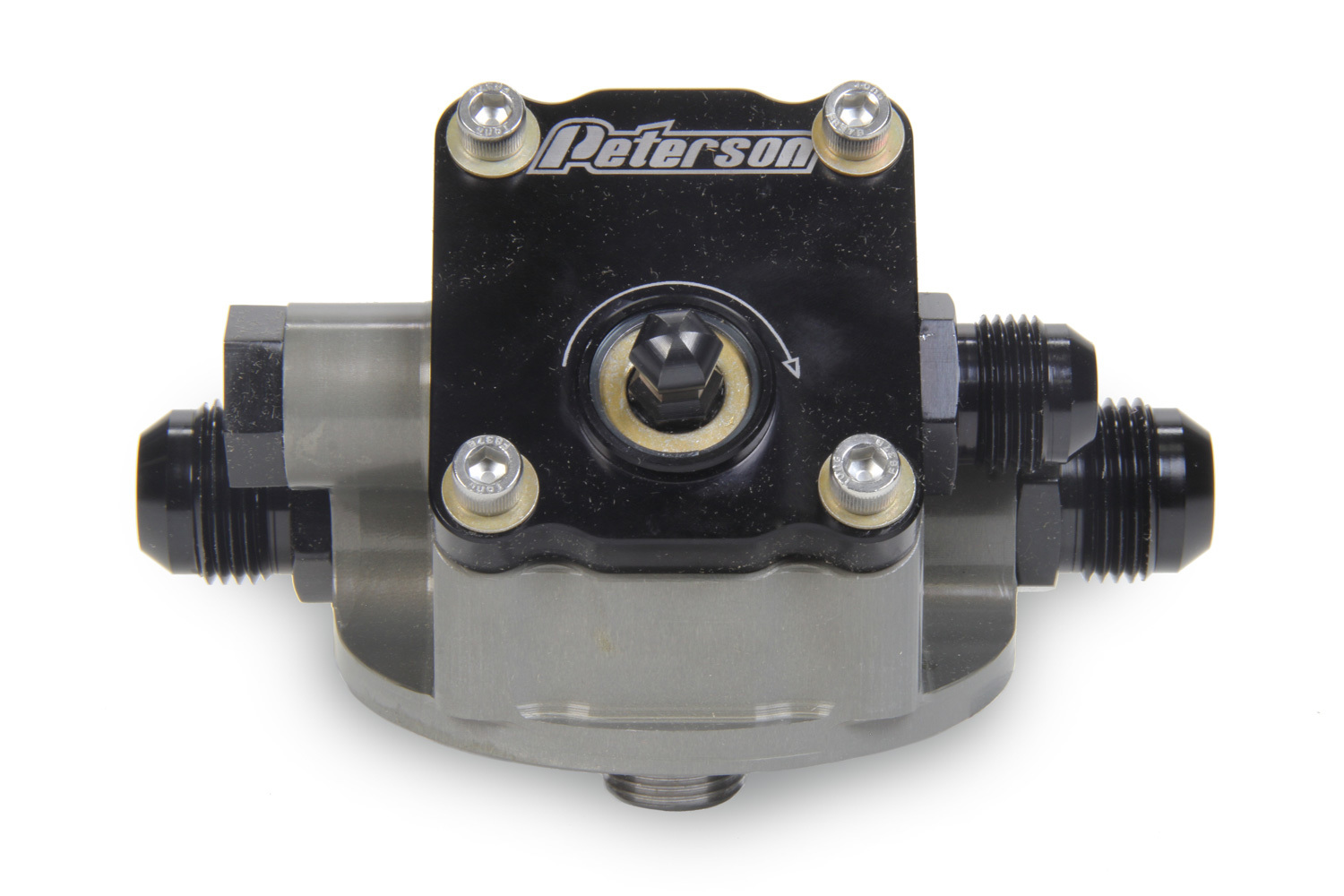 Peterson Fluid 091504 Oil Filter Mount, Primer Pump, 12 AN