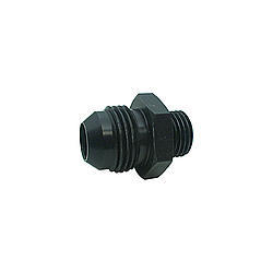 Peterson Fluid 15-1002 Fitting, Adapter, Straight, 10 AN Male to 8 AN Male O-Ring, Aluminum, Black Anodized, Each