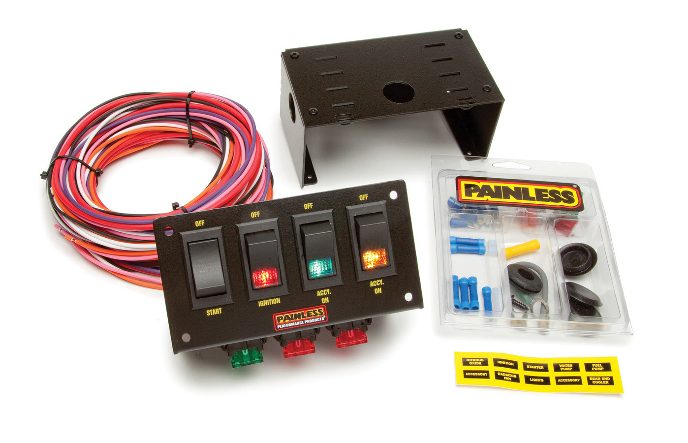 4 Switch Panel W/Harness 