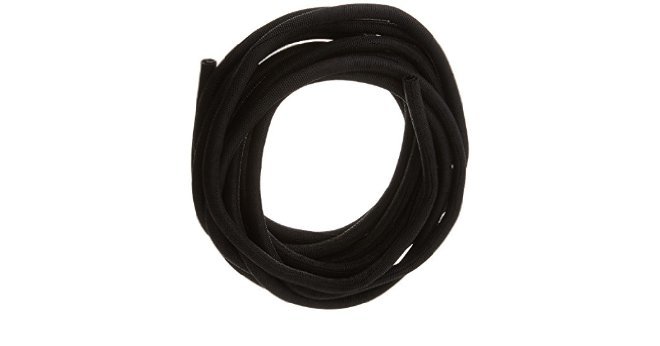 Painless Wiring 70956 Hose and Wire Sleeve, ClassicBraid, 1/8 in Diameter, 20 ft, Split, Knitted Cloth, Black, Each