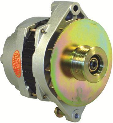 POWERMASTER — POWERMASTER 200amp Alternator GM CS 144 Style Natural Finish