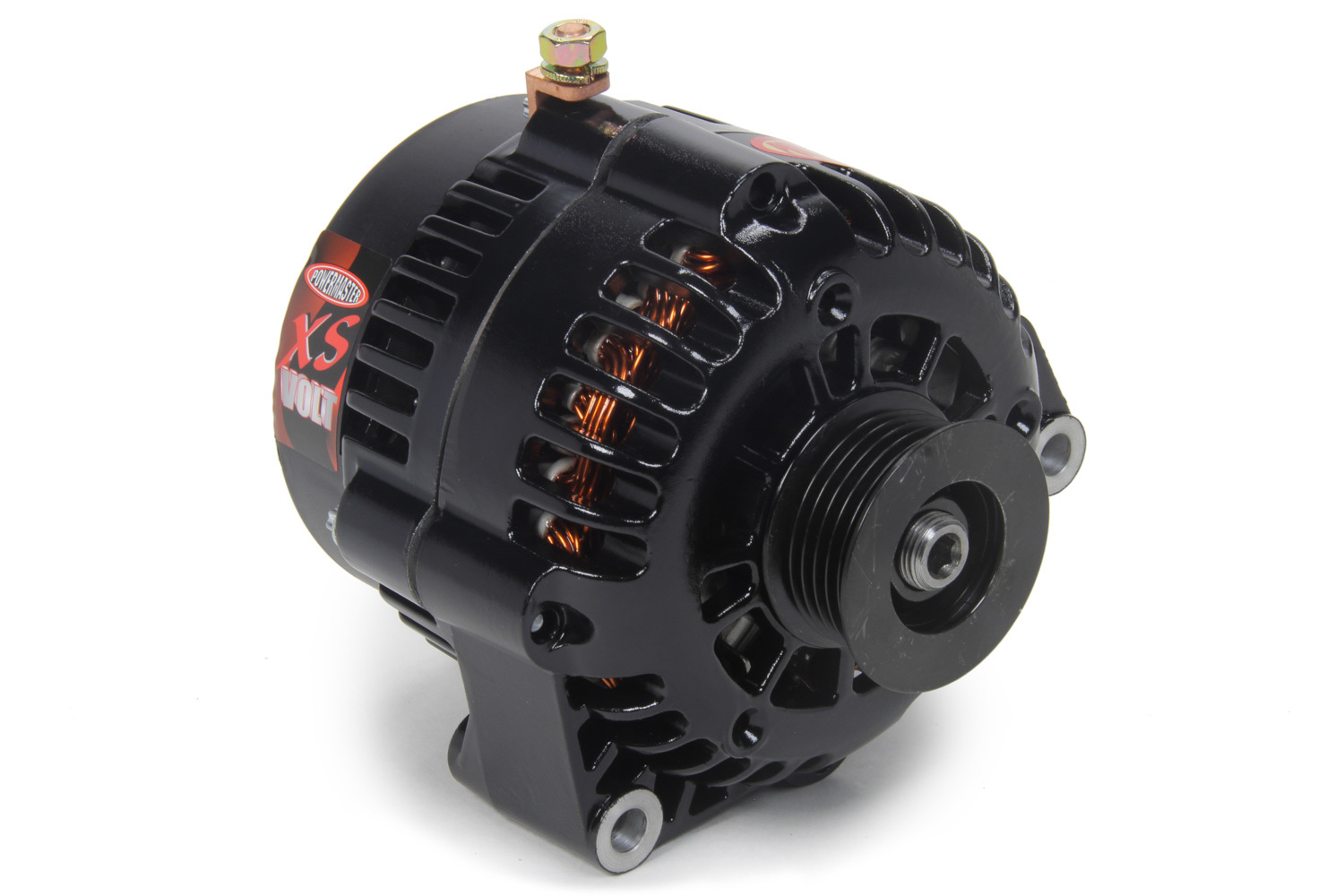 POWERMASTER — POWERMASTER Alternator 165 Amps GM 6-Groove - Black