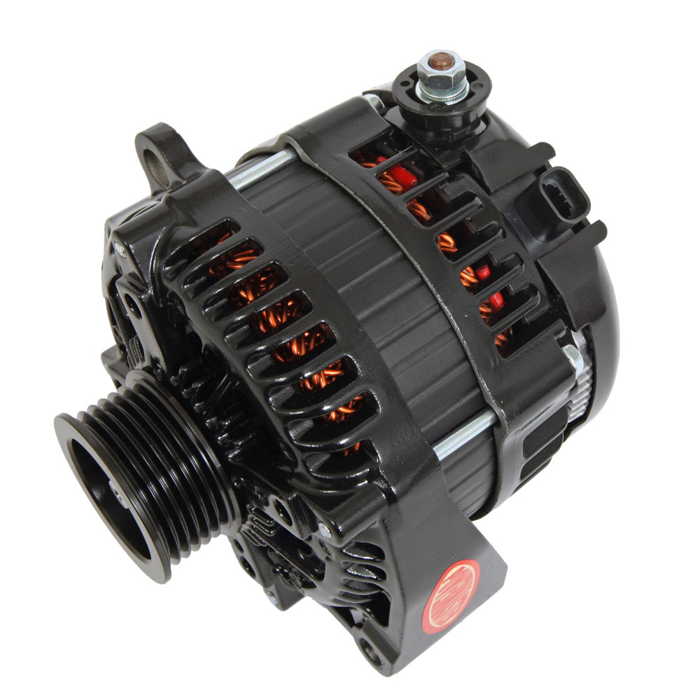 Powermaster Performance 58550 - Alternator 245 Amps GM 6-Groove HPR - Black