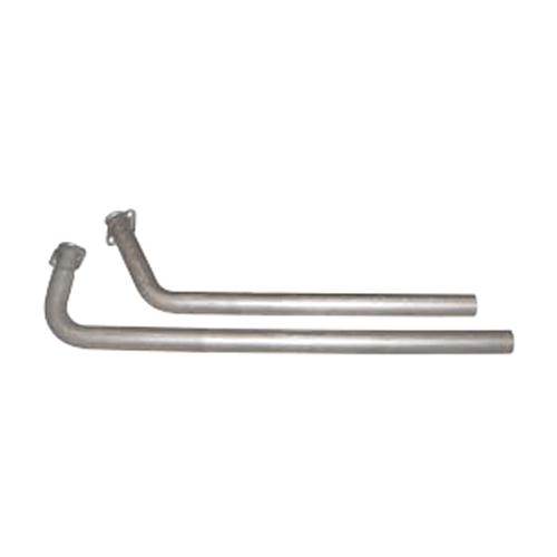 Pypes Exhaust DGU13S Intermediate Pipes, 2-1/2 in Diameter, Stainless, Natural, Pypes Exhaust, Stock 3-Bolt Manifolds, GM G-Body 1978-88, Pair