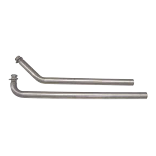 Pypes Exhaust DGU14S Intermediate Pipes, 2-1/2 in Diameter, Stainless, Natural, Pypes Exhaust, Stock 3-Bolt Manifolds, GM A-Body 1964-77 / F-Body 1967-81, Pair
