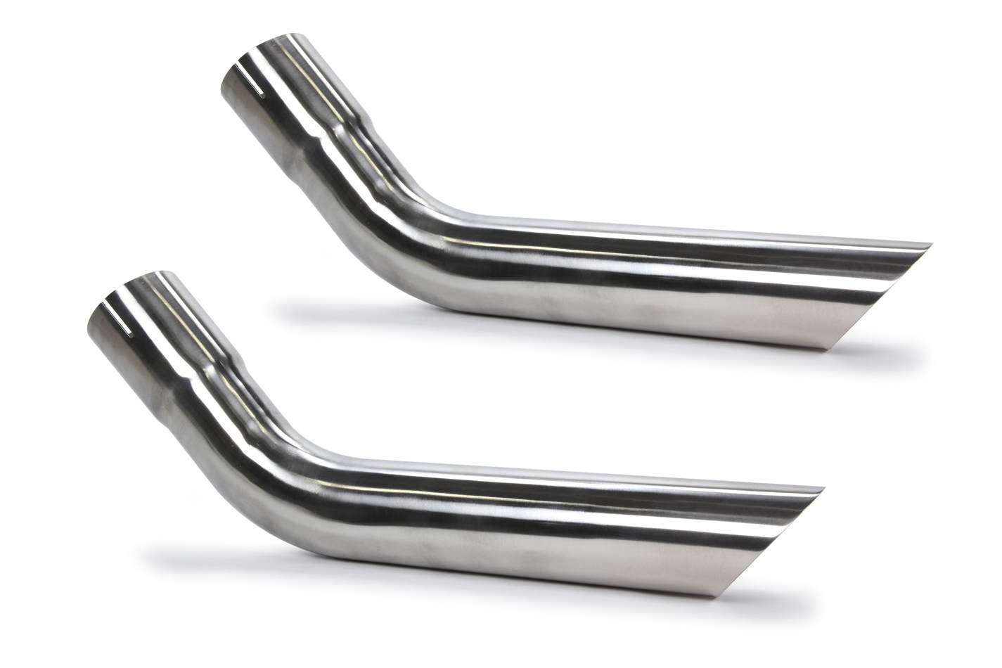 Pypes Performance Exhaust EVT58 Exhaust Tips Slip Fit 2.5in Pair (Long)