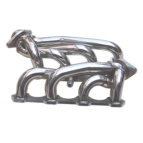 Pypes Exhaust HDR52S Headers, Short Tube, 1-5/8 in Primary, Stock Ball Flange Collector, Stainless, Polished, Small Block Ford, Ford Mustang 1994-95, Kit