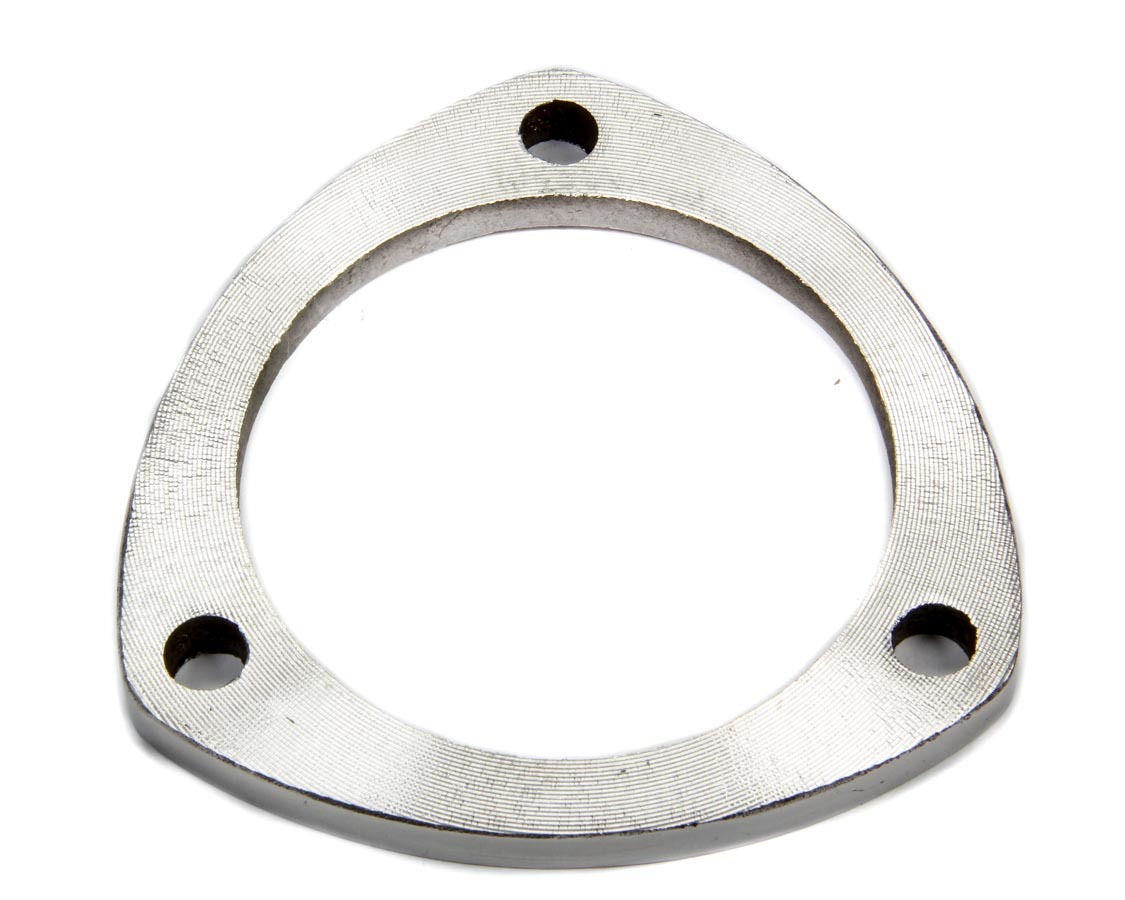 Pypes Exhaust HVF16S Collector Flange, 3-Bolt, 3/8 in Thick, 3-1/2 in ID, Stainless, Each