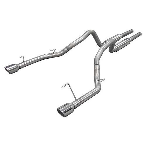 05-10 Mustang 4.6L 2.5in Mid Muffler Exhaust Syst   -SFM66 