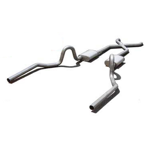 Pypes Performance Exhaust SGA10S 64-72 A-Body 2.5in Exhaust System w/X-Pipe