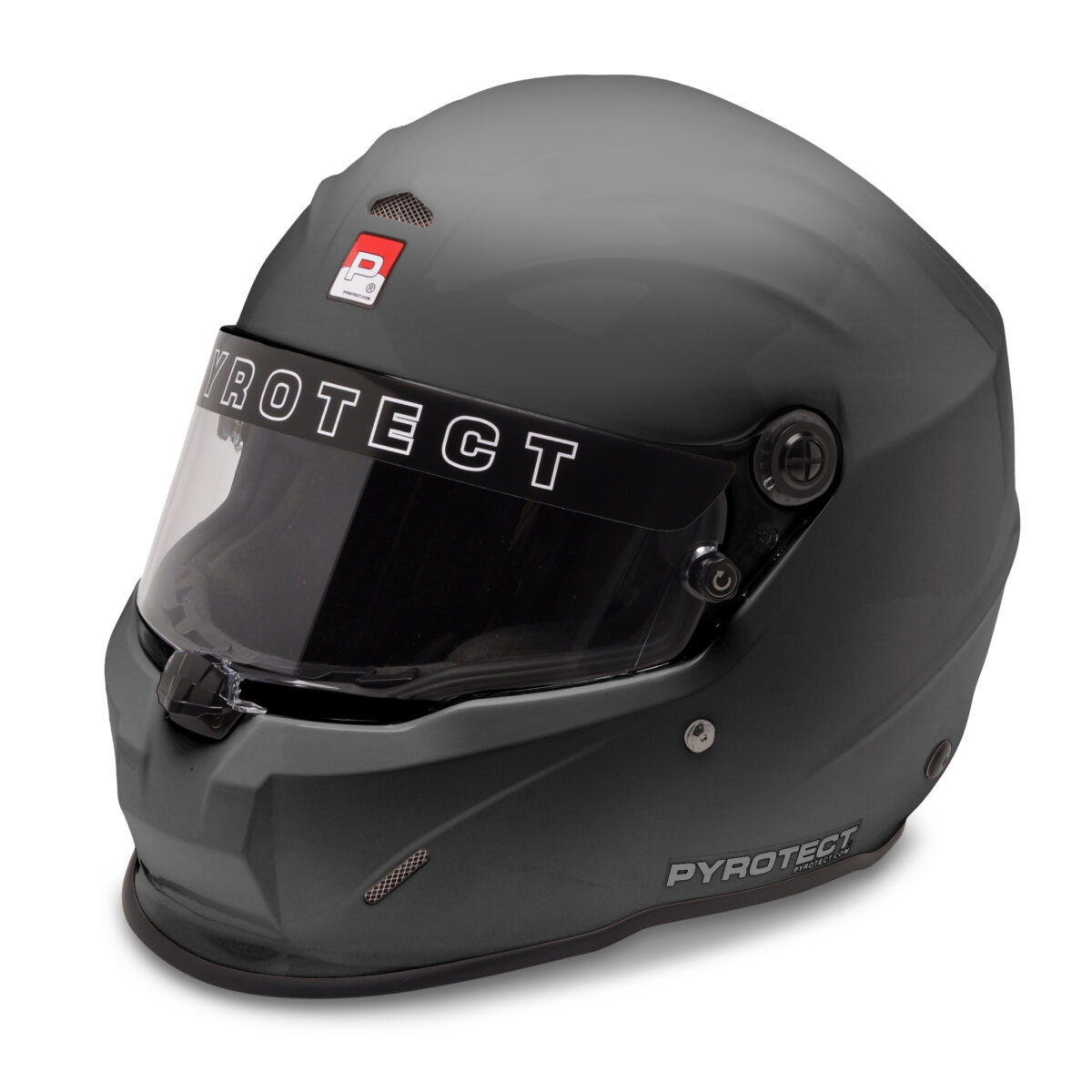 Pyrotect Safety HB802220 Helmet, ProSport Duckbill, Full Face, Snell SA2020, Head and Neck Support Ready, Flat Black, Small, Each