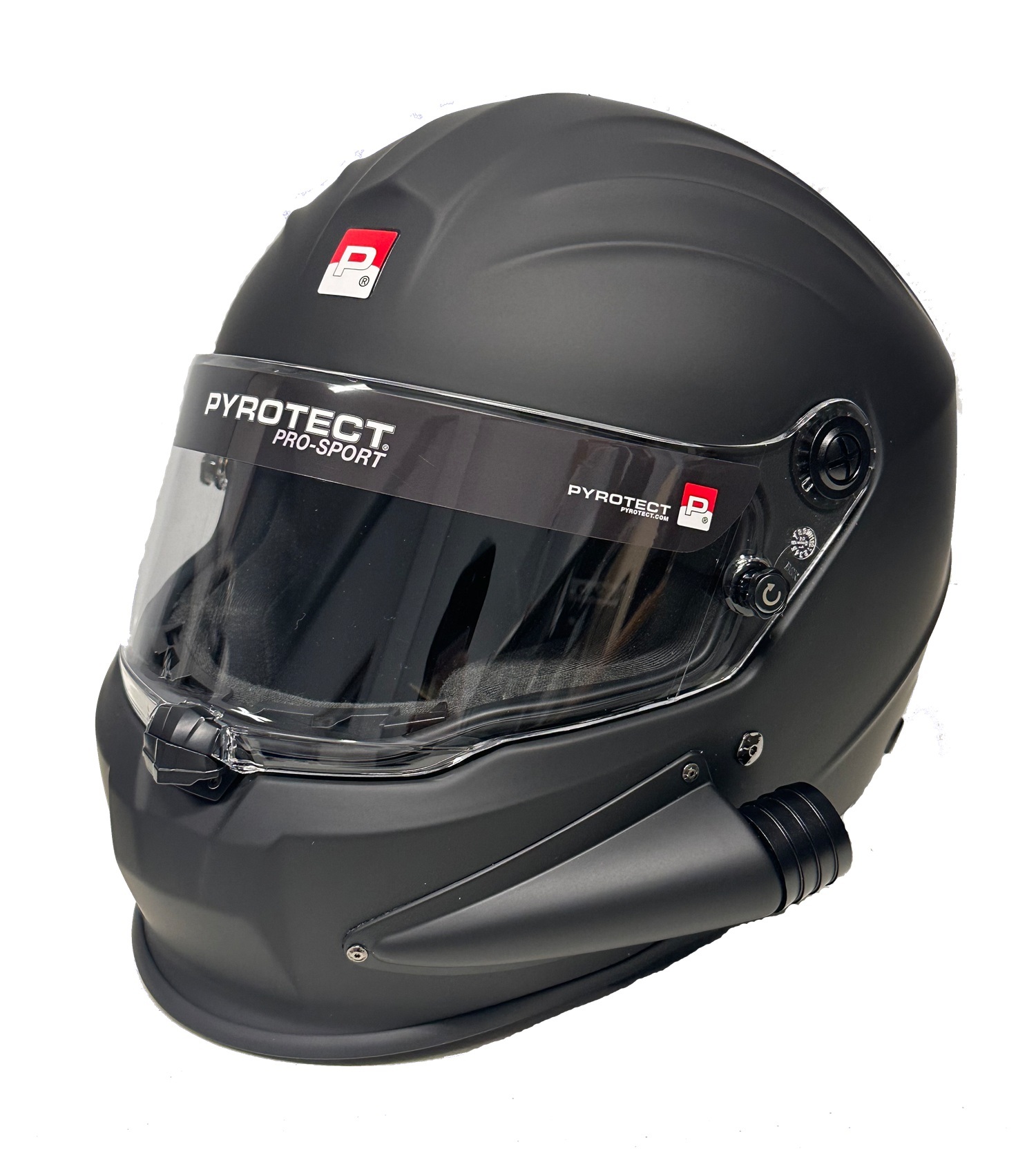 Helmet - ProSport - Full Face - Snell SA2020 - Head and Neck Support Ready - Side Air - Flat Black - Small - Each