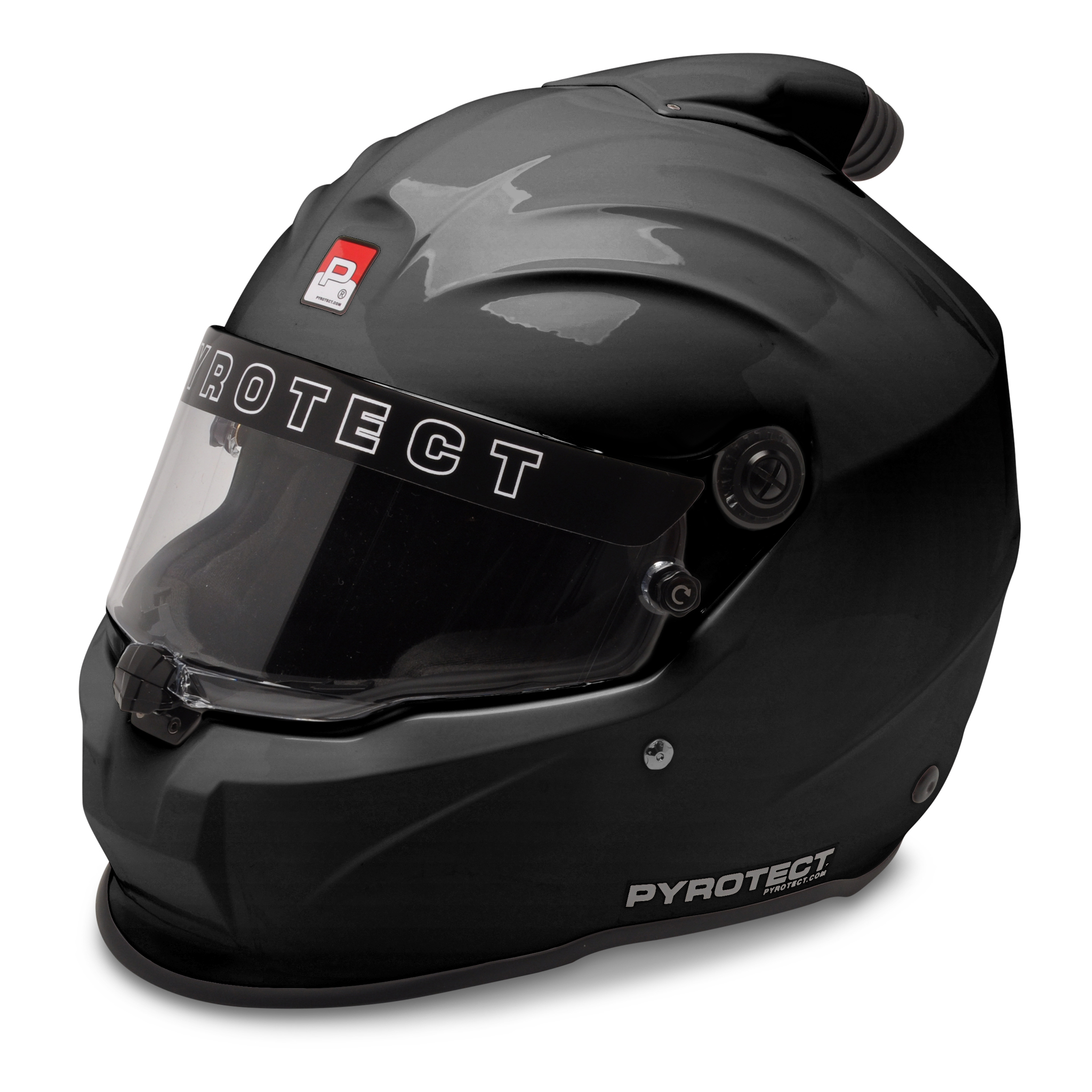 Helmet - ProSport Duckbill - Full Face - Top Air - Snell SA2020 - Head and Neck Support Ready - Gloss Black - Medium - Each