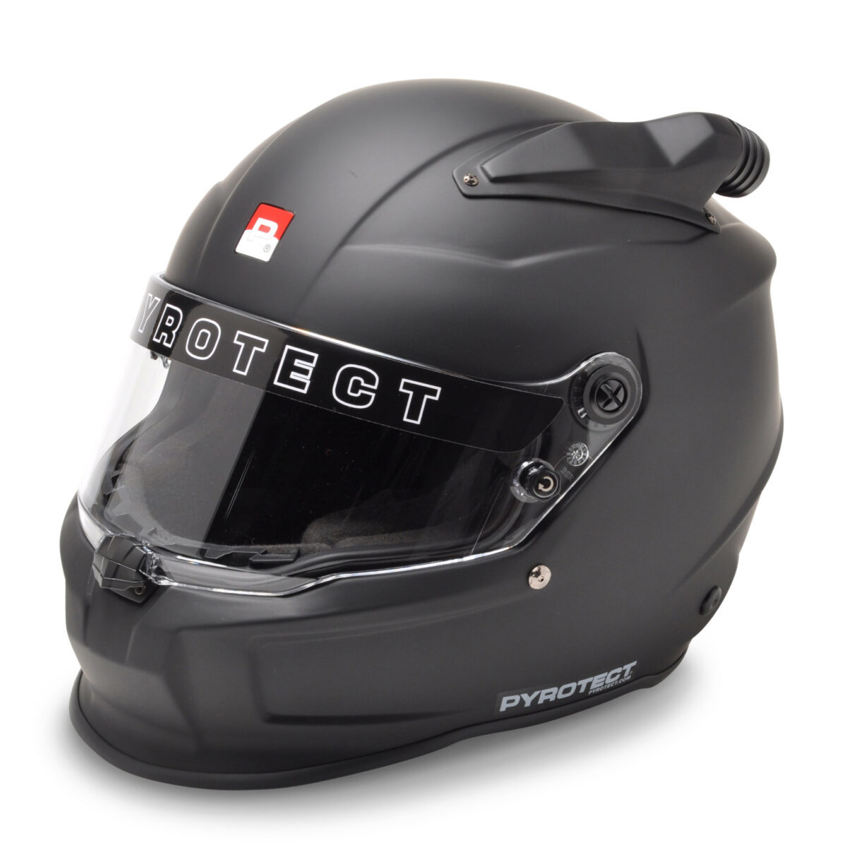 Helmet - Pro Air Flow Vortex - Full Face - Snell SA2020 - Head and Neck Support Ready - Flat Black - Large - Each