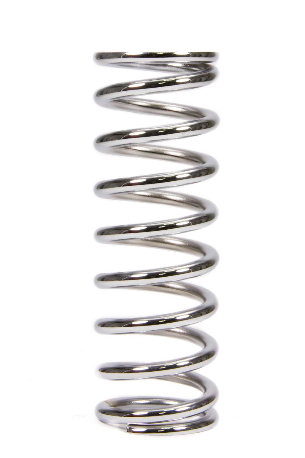 Coil Spring - Coil-Over - 2.500 in ID - 10.000 in Length - 300 lb/in Spring Rate - Steel - Chrome - Each