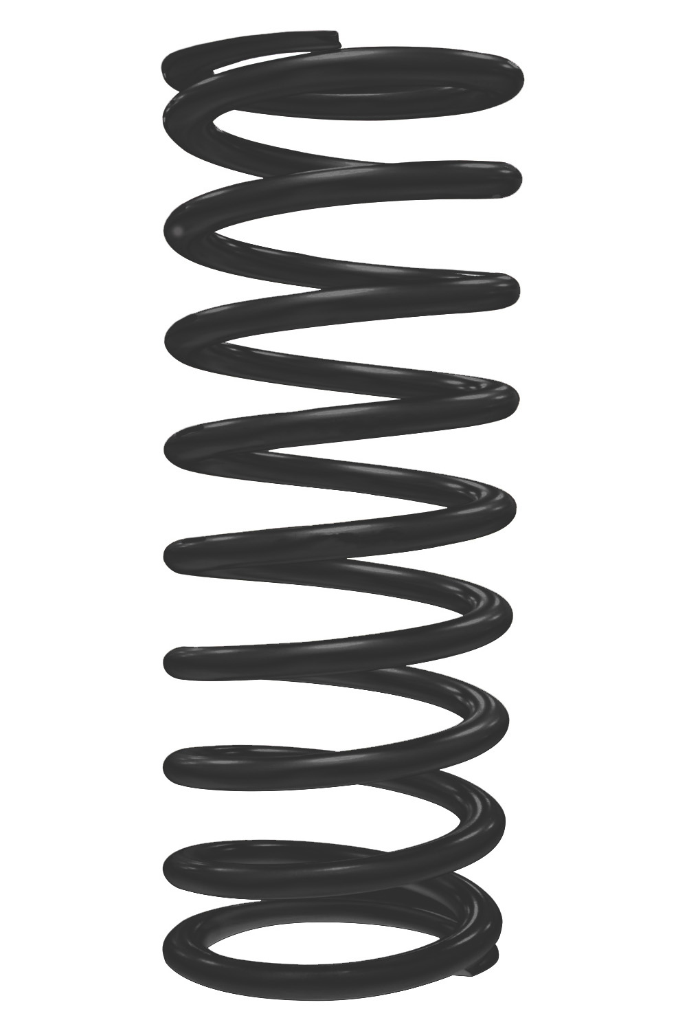 QA1 2-1/2in ID High Travel Spring - 12in Length x 95lbs/in - Black Powder Coated thumbnail 5