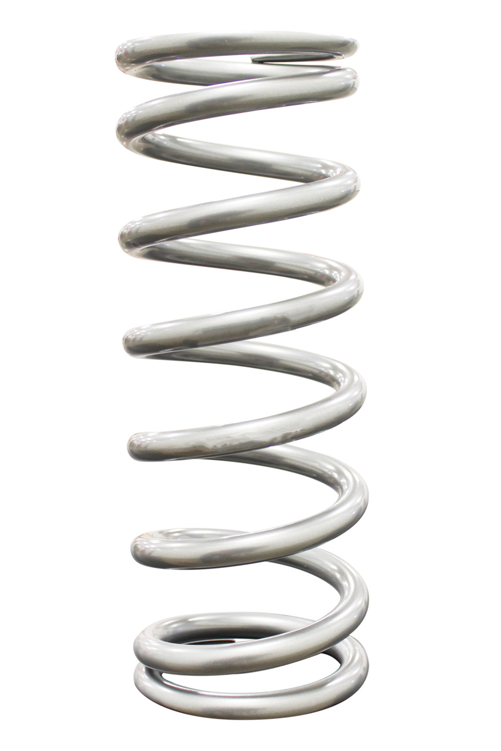 QA1 9HT180 Coil Spring, High Travel, Coil-Over, 2.500 in ID, 9.000 in Length, 180 lb/in Spring Rate, Steel, Silver Powder Coat, Each