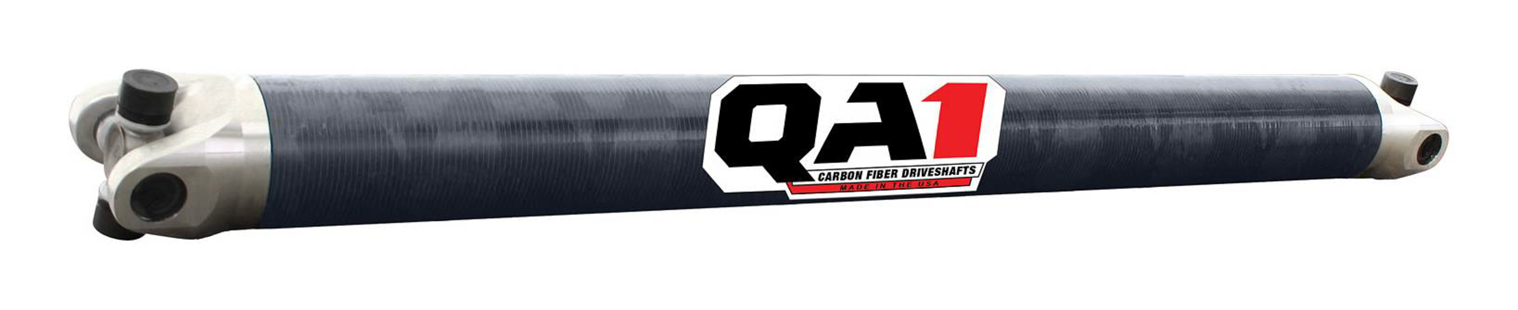 QA1 JJ-11230 Drive Shaft, 35.500 in Long, 3.20 in OD, 1310 U-Joints, Carbon Fiber, Universal, Each