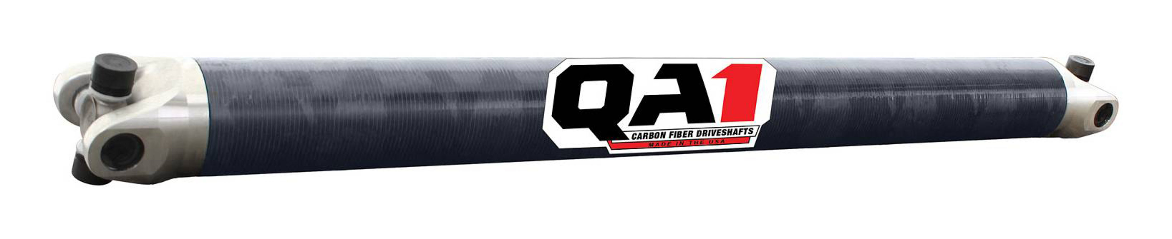 QA1 JJ-11231 Drive Shaft, 37 in Long, 3.20 in OD, 1310 U-Joints, Carbon Fiber, Universal, Each