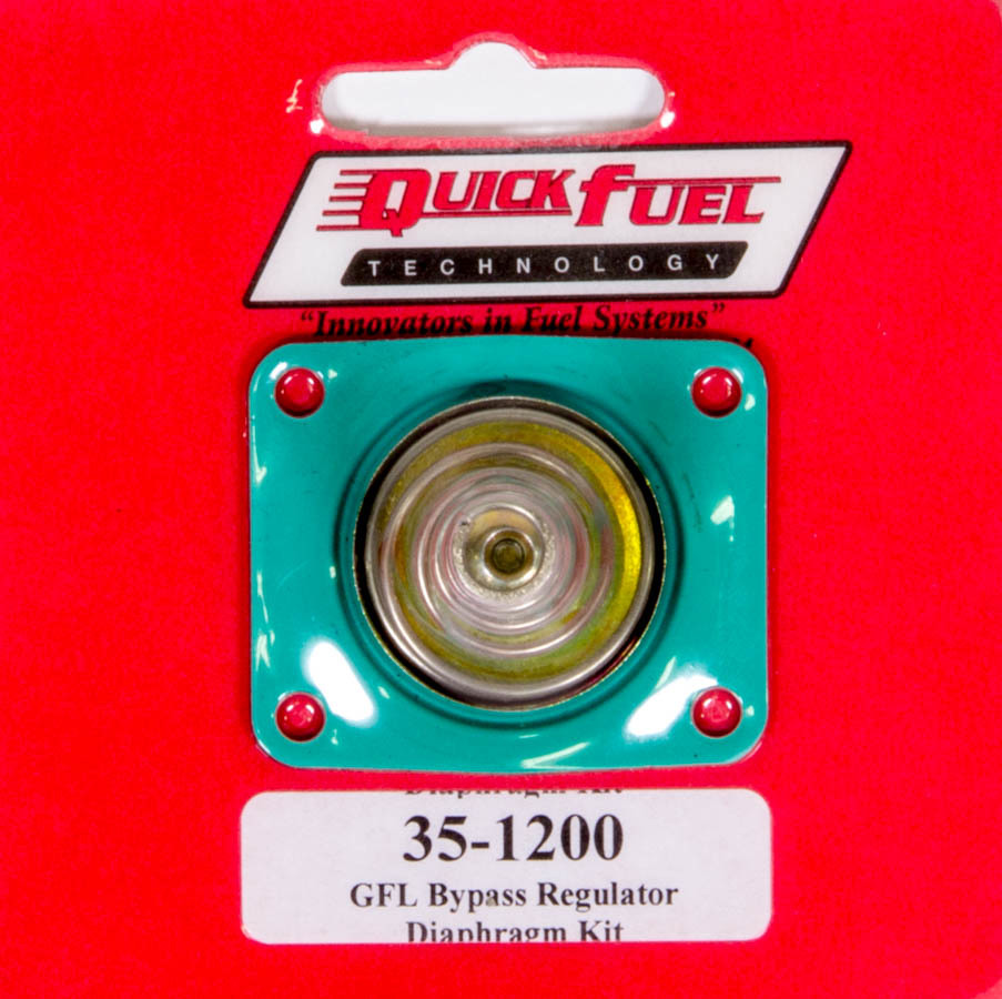 Quick Fuel 35-1200 Diaphragm Kit, Quick Fuel Pressure Regulator Diaphragm Kit, Alcohol / E85 / Gas, Kit
