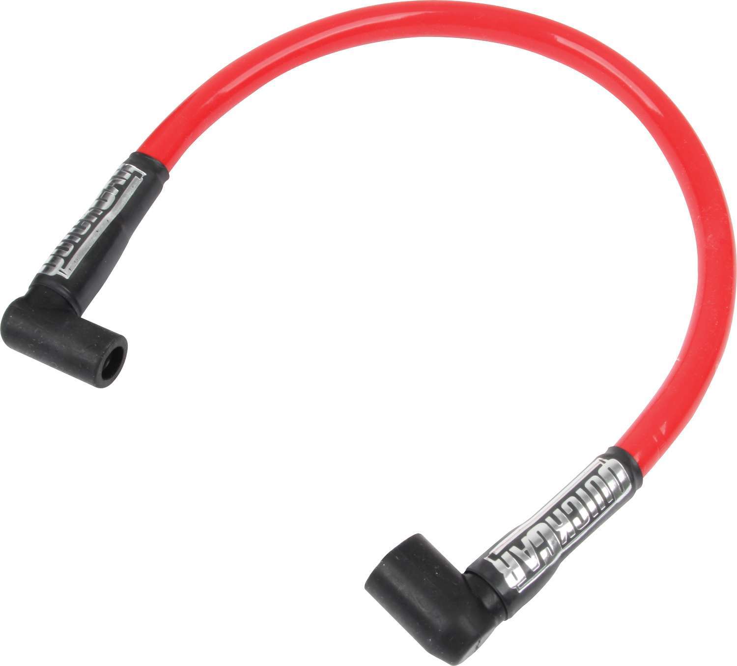 QuickCar 40-181 Coil Wire, Spiral Core, 11.5 mm, Sleeved, 18 in Long, Red, HEI Style Terminal, Each