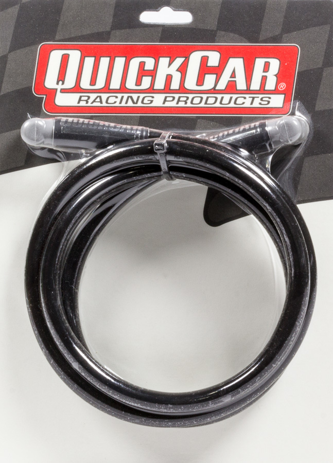 QuickCar 40-603 Coil Wire, Spiral Core, 11.5 mm, Sleeved, 60 in Long, Black, HEI Style Terminal, Each