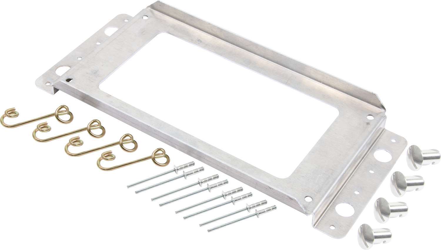 QuickCar 50-442 Ignition Box Bracket, Quick Release, Aluminum, Mounts MSD Ignition Boxes, Kit