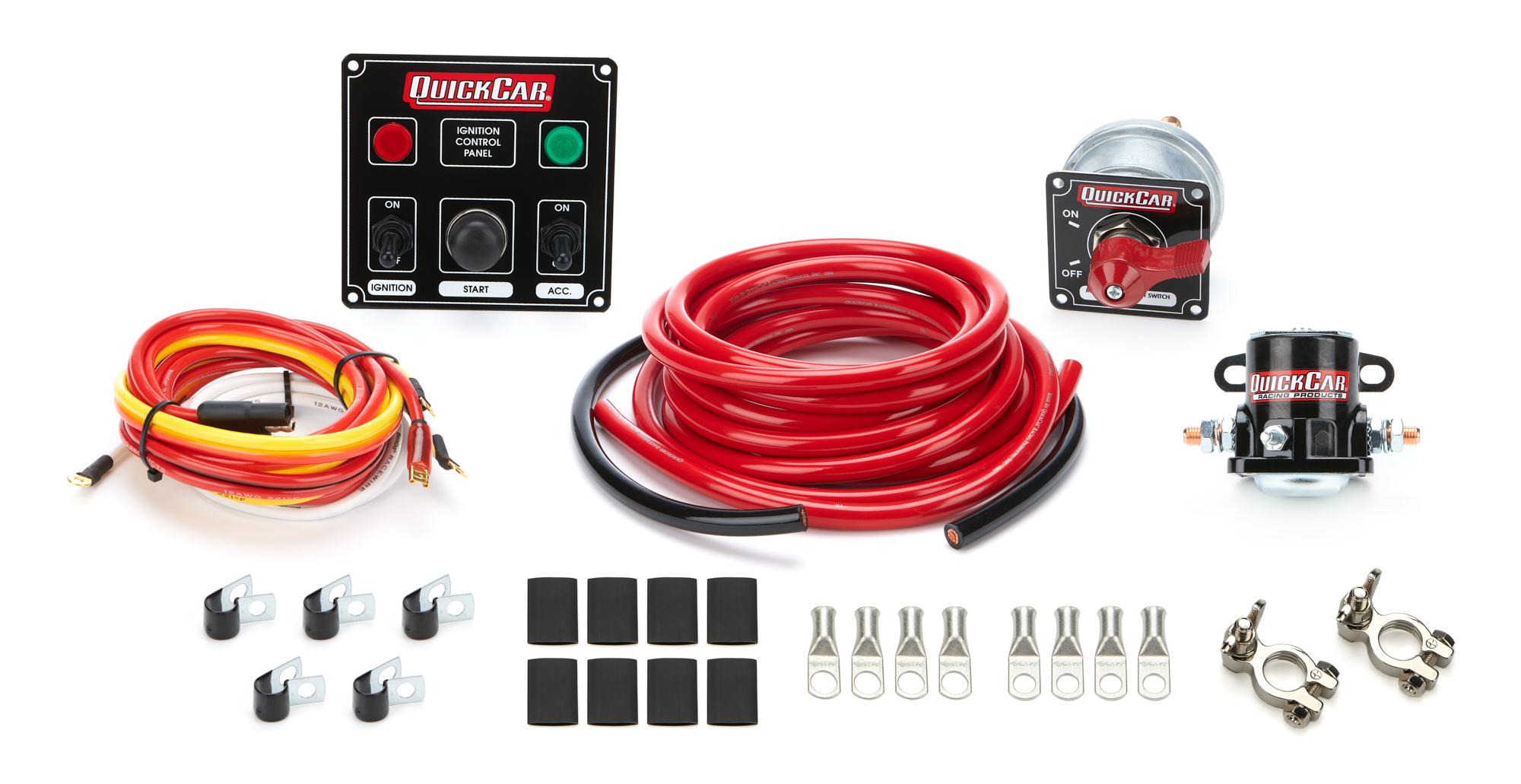 Quickcar Racing Products 50831 Wiring Kit, Ignition/Battery, Battery Cable/Battery Disconnect