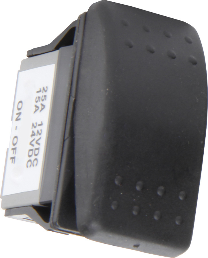 QuickCar 52-500 - Rocker Switch, On / Off, 12V, Plastic, Black, Each