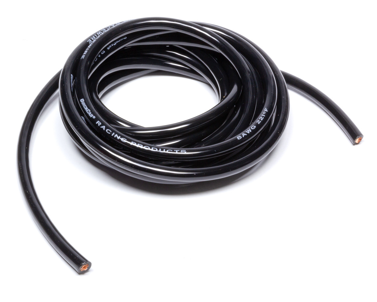 QUICKCAR RACING PRODUCTS — QUICKCAR RACING PRODUCTS Wire 8 Gauge Black 10ft