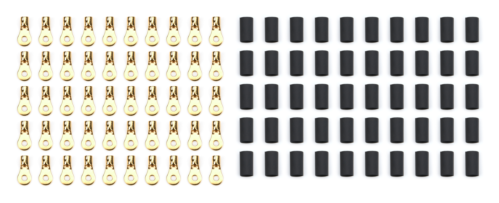 QUICKCAR RACING PRODUCTS — QUICKCAR RACING PRODUCTS Ring Terminal #6 10-12 Ga w/Heat Shrink 50pk