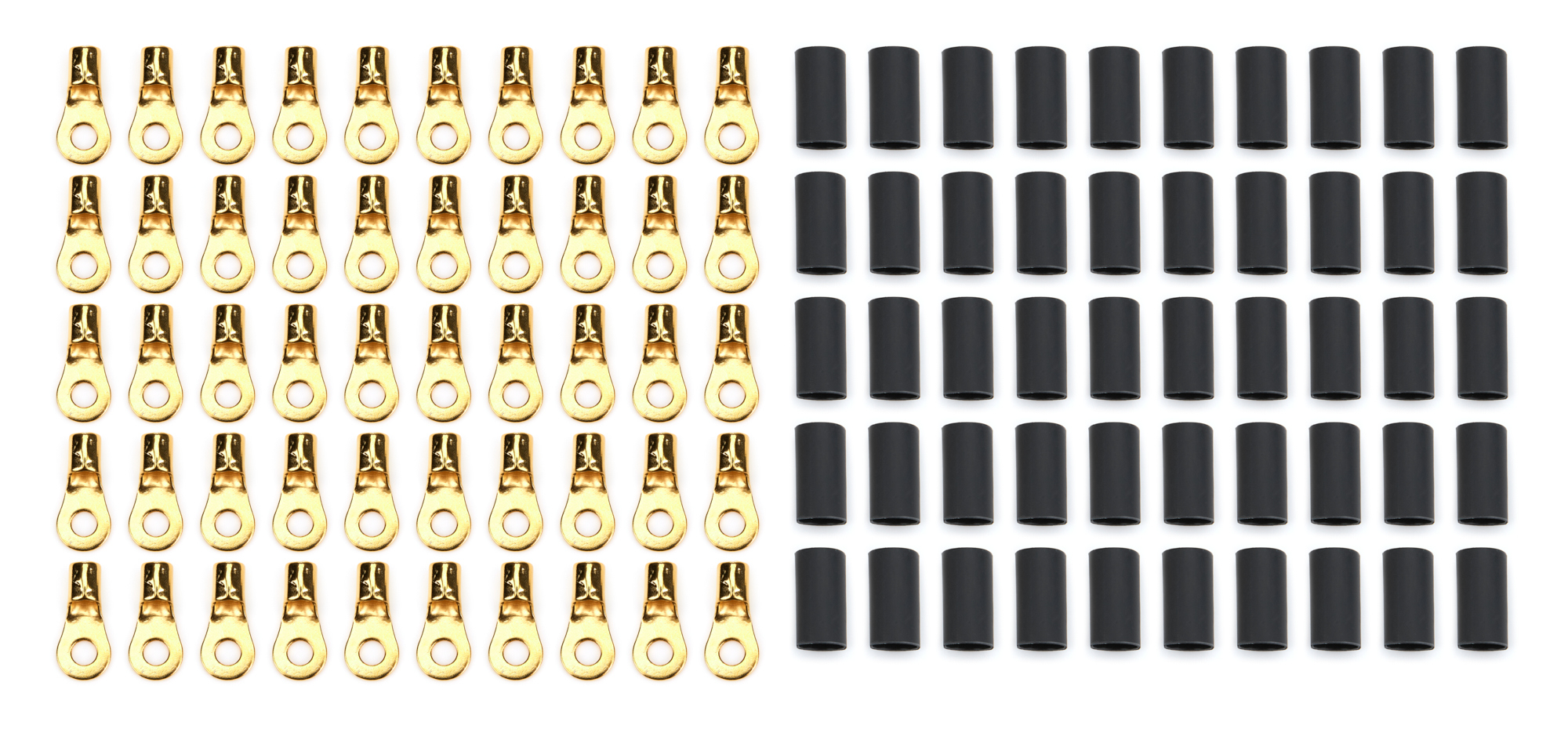 QUICKCAR RACING PRODUCTS — QUICKCAR RACING PRODUCTS Ring Terminal #8 10-12 Ga w/Heat Shrink 50pk
