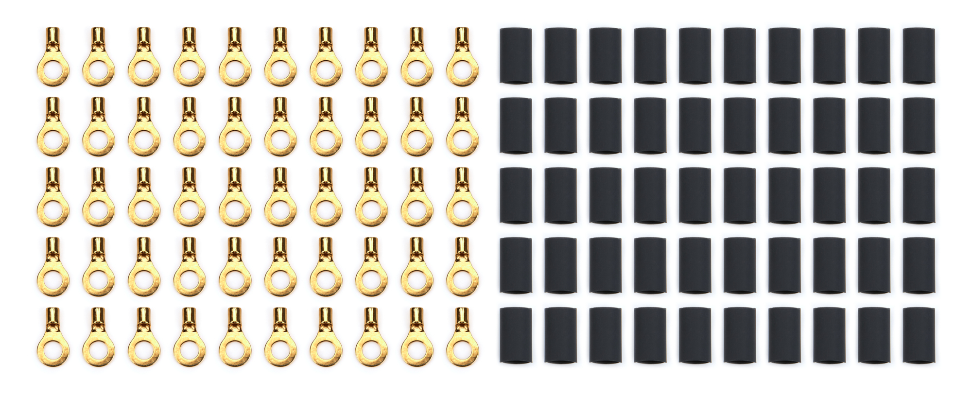 QUICKCAR RACING PRODUCTS — QUICKCAR RACING PRODUCTS Ring Terminal #10 14-16 Ga w/Heat Shrink 50pk