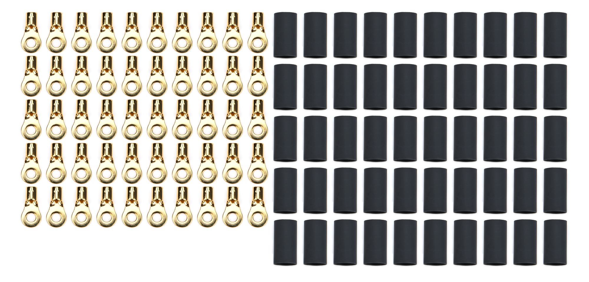 QUICKCAR RACING PRODUCTS — QUICKCAR RACING PRODUCTS Ring Terminal #10 8-10 Ga w/Heat Shrink 50pk