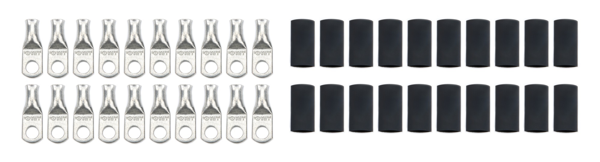 QUICKCAR RACING PRODUCTS — QUICKCAR RACING PRODUCTS Ring Terminals 1/4in 6 Ga w/Heat Shrink 20pk